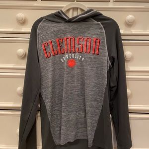 Champion Men’s Clemson University Tigers Lightweight Grey Pullover Sweatshirt